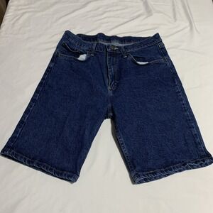 Wrangler‎ Jorts Mens 32 Blue Relaxed Fit Denim Streetwear Y2K